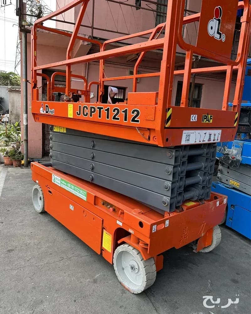 سيزر لفت للايجار بجدة 8م 12م 14م 16م 18م Electric & Diesel Scissor Lift - 0564548663 6
