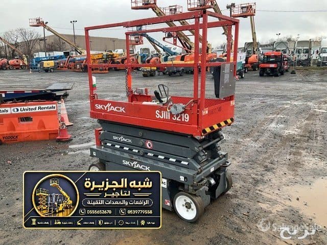 سيزر لفت للايجار في مكة | رافعات مقصية كهربائية لتاجير 3
