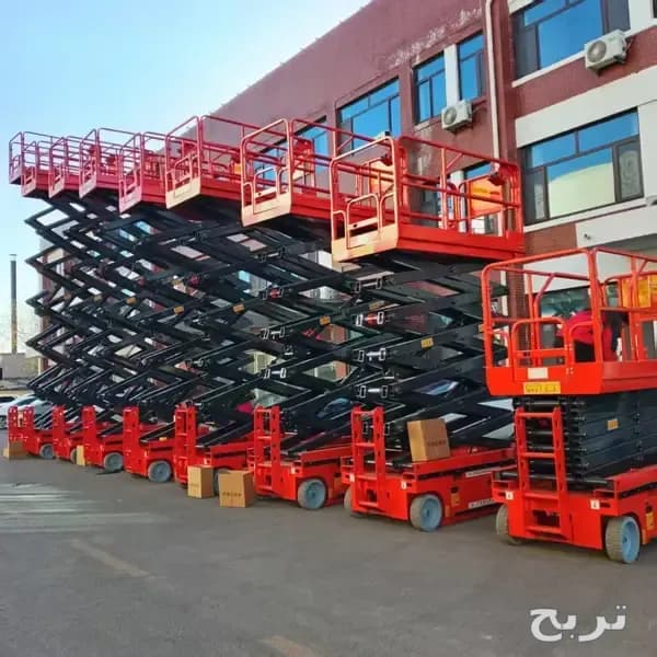سيزر لفت للايجار بجدة 8م 12م 14م 16م 18م Electric & Diesel Scissor Lift - 0564548663 2