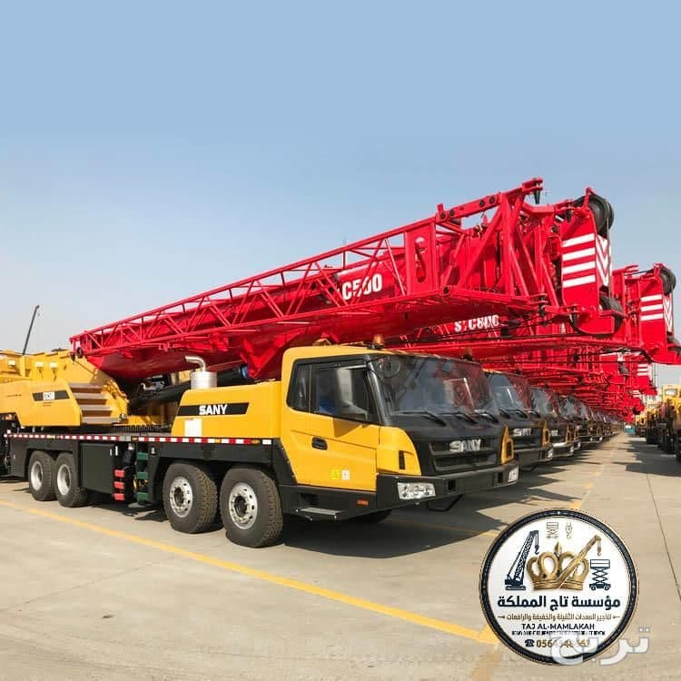 كرين للأيجار في الدمام || Crane rental Dammam || أوزان 25 طن 50 طن 100 طن 160 طن 300 طن || تاج المملكة 4