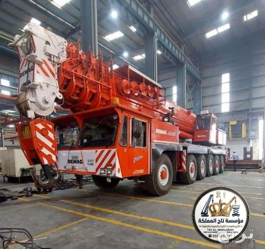 كرين للأيجار في الدمام || Crane rental Dammam || أوزان 25 طن 50 طن 100 طن 160 طن 300 طن || تاج المملكة 2
