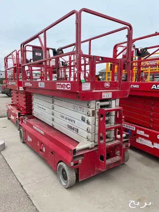 سيزر لفت للايجار بجدة 8م 12م 14م 16م 18م Electric & Diesel Scissor Lift - 0564548663 4