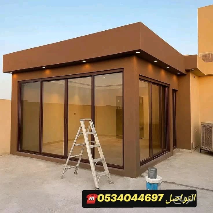 مقاول سنادويش بنل ملاحق منزل غرف سمنت بور